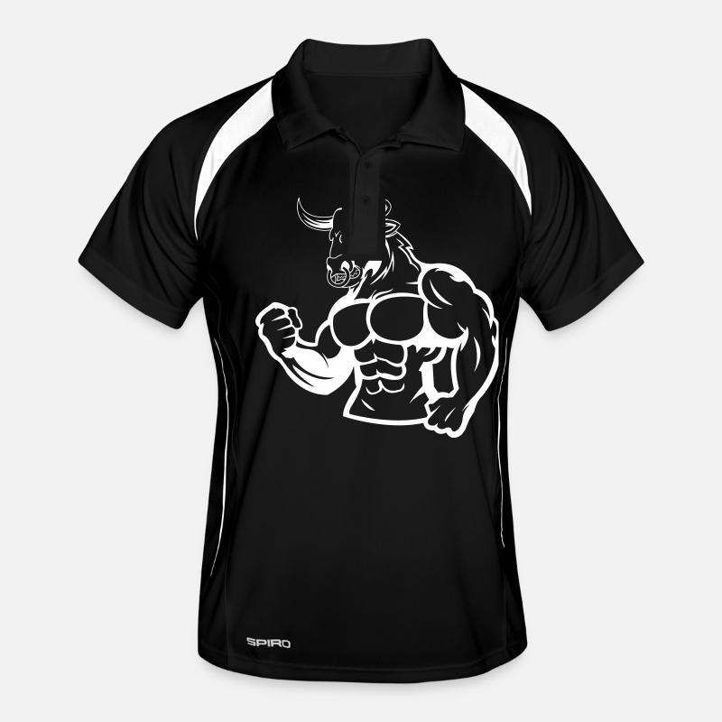 stier 1 Männer Polo atmungsaktiv