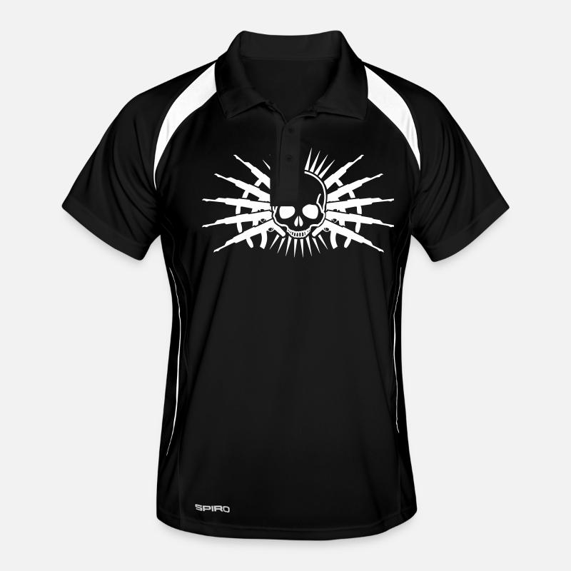 pistolets à crâne Polo respirant Homme