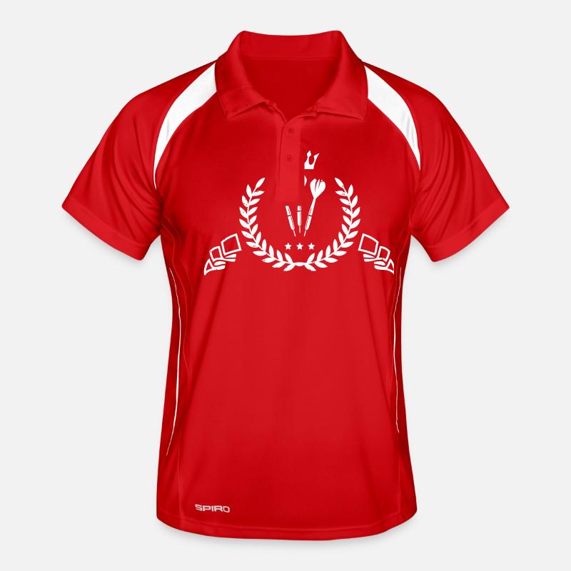 Armoiries de fléchettes Polo respirant Homme