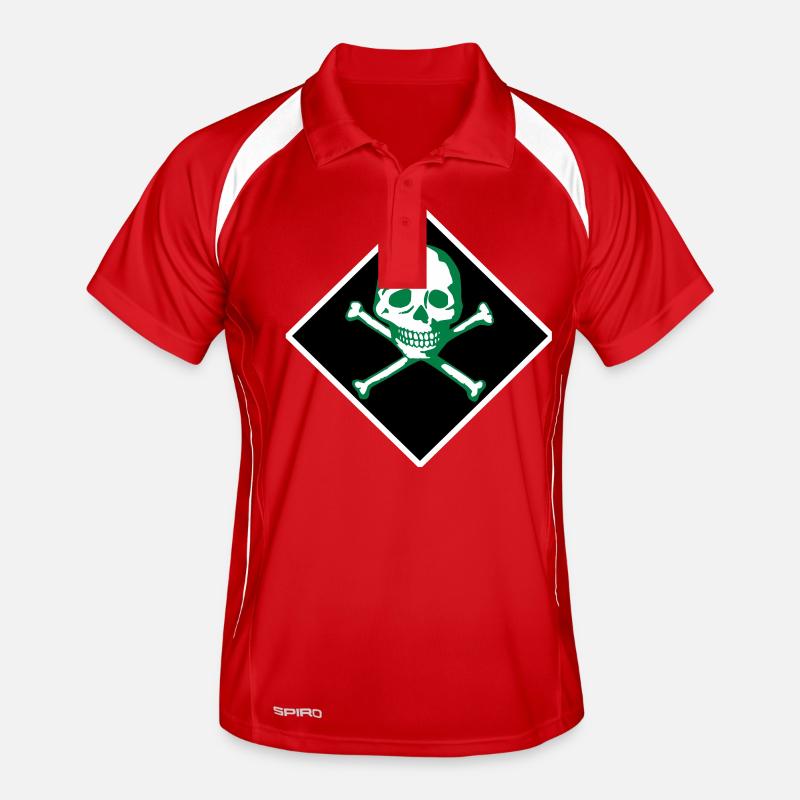 Skull and bones Men's Polo breathable