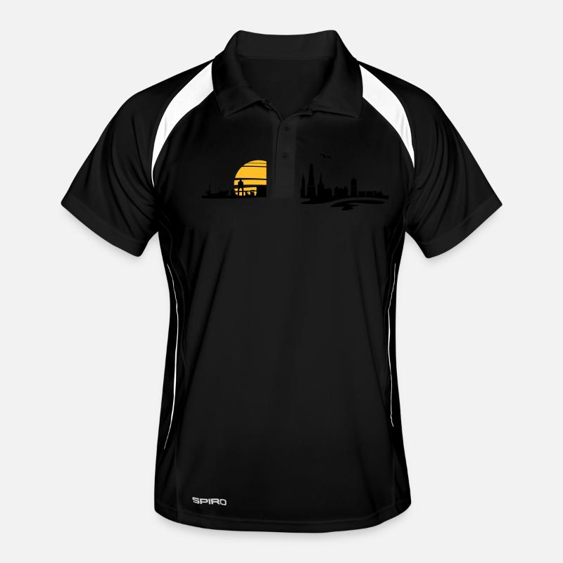 Skyline - Borkum Männer Polo atmungsaktiv