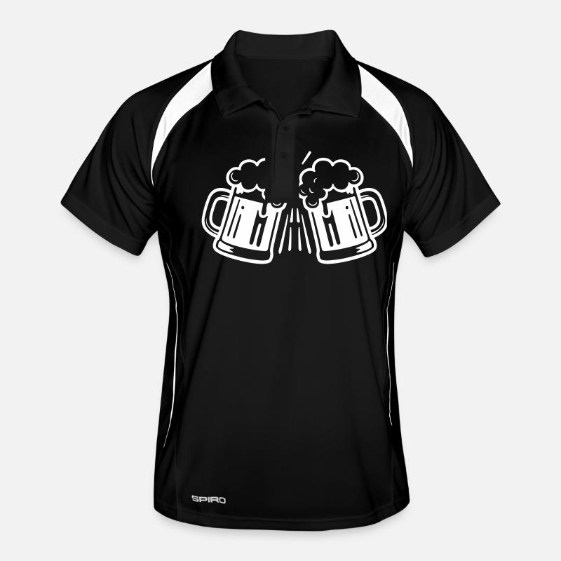 Beer Symbol Beer Mug Men's Polo breathable