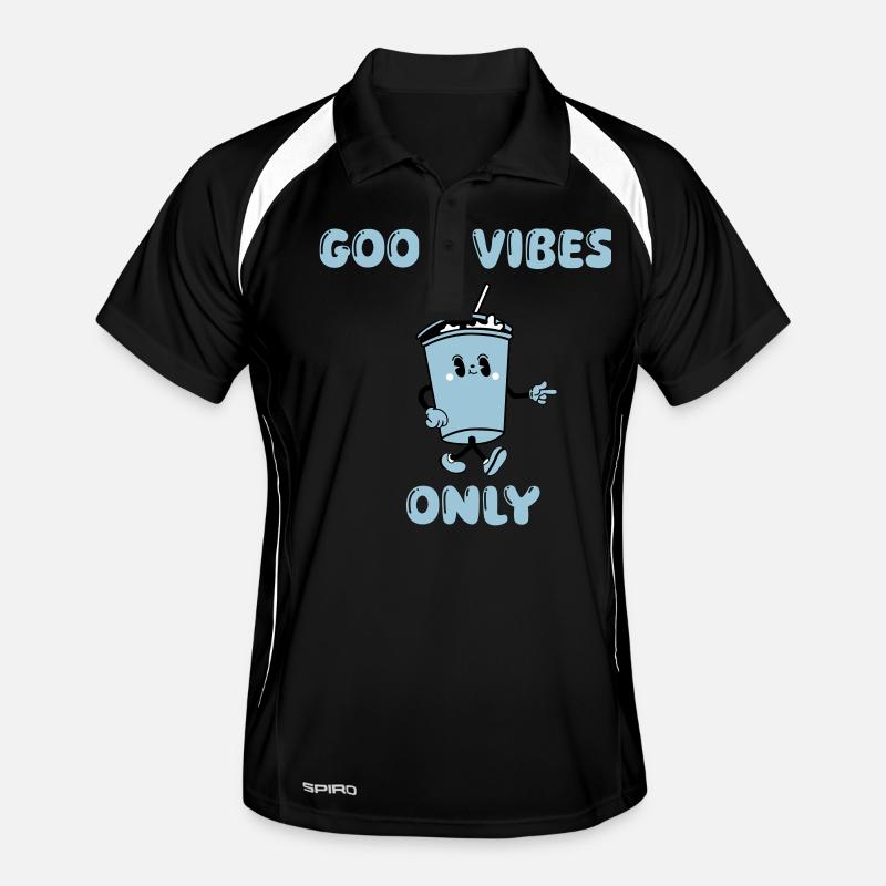 Buvez des vibrations de dessin animé Polo respirant Homme