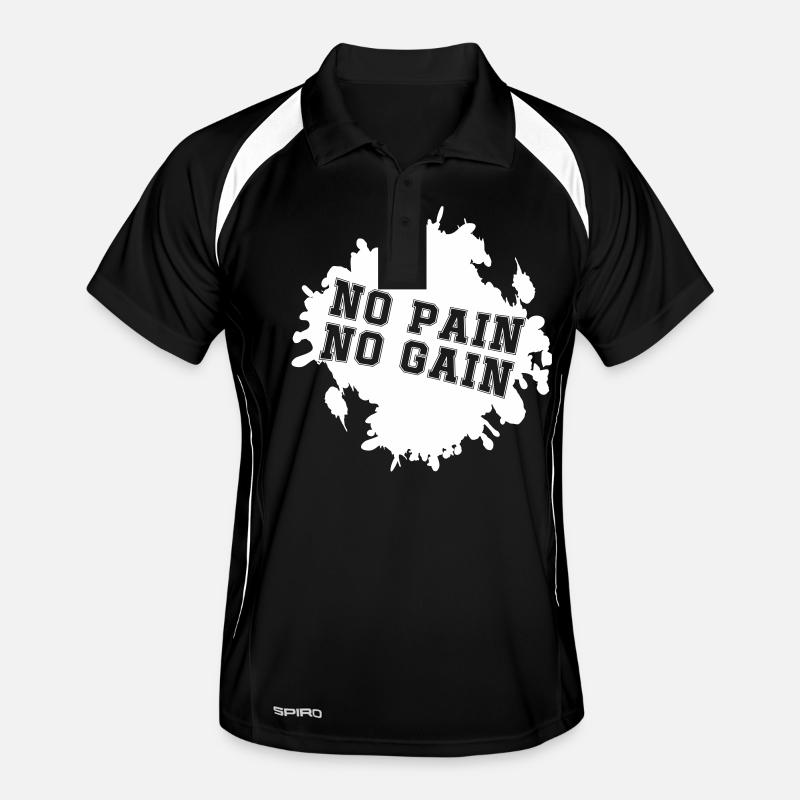 Pas de douleur, pas de gain Blobs Polo respirant Homme