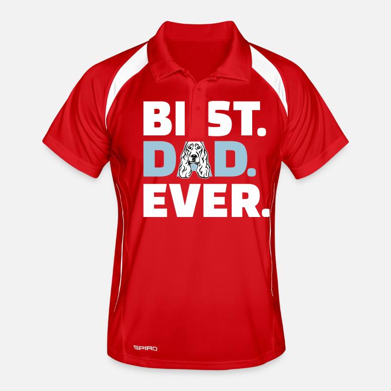 Cocker Spaniel Männer Polo atmungsaktiv