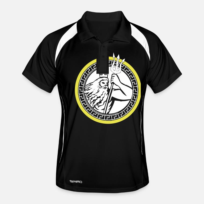 poseidon triton Männer Polo atmungsaktiv