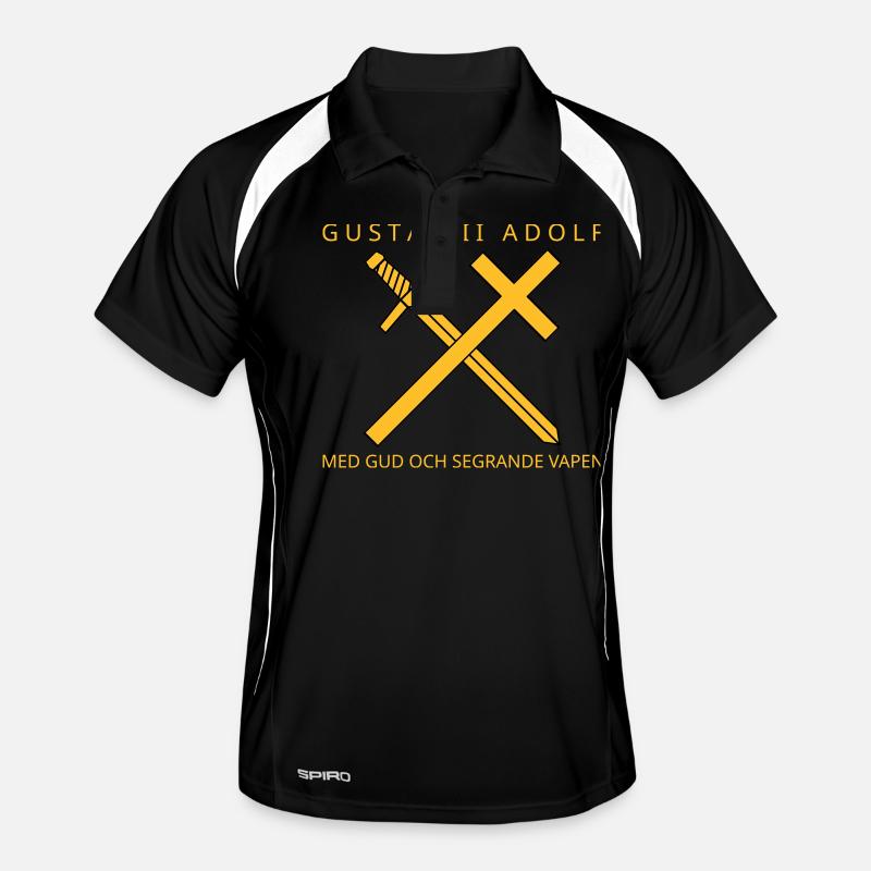 Gustav II. Adolf Männer Polo atmungsaktiv