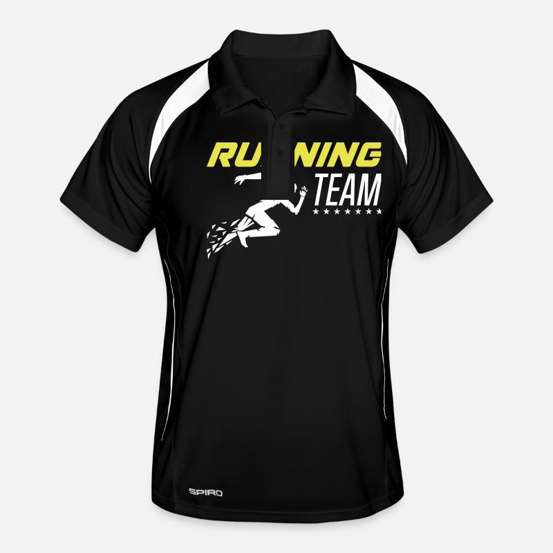 running team 1 Männer Polo atmungsaktiv