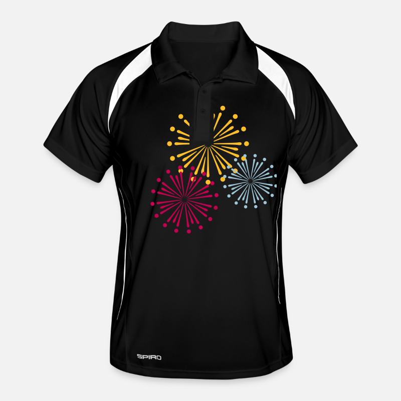 Firework Design Men's Polo breathable