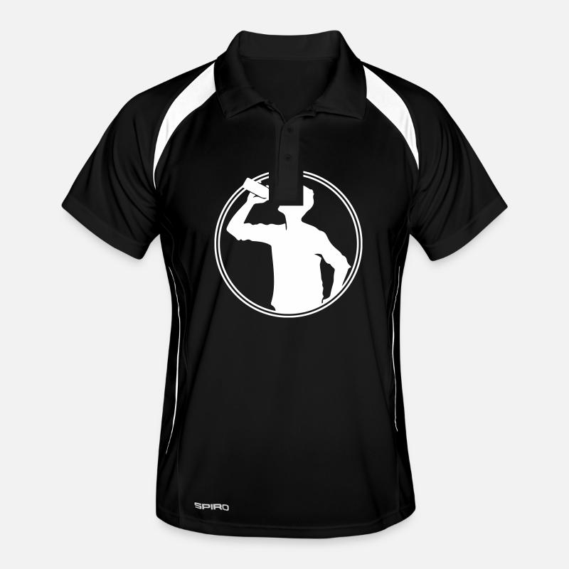Drinker Beer Silhouette Men's Polo breathable