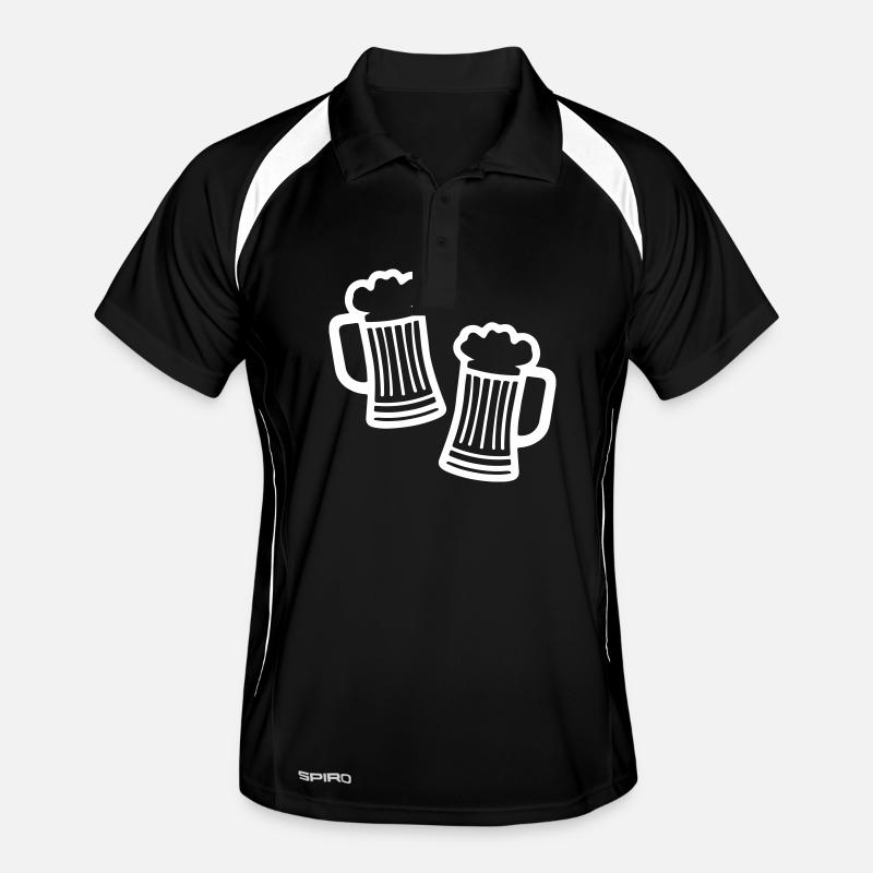 Icône de chope de bière Polo respirant Homme