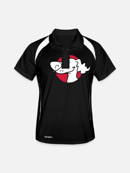 TIN - Polo respirant Homme - noir/blanc