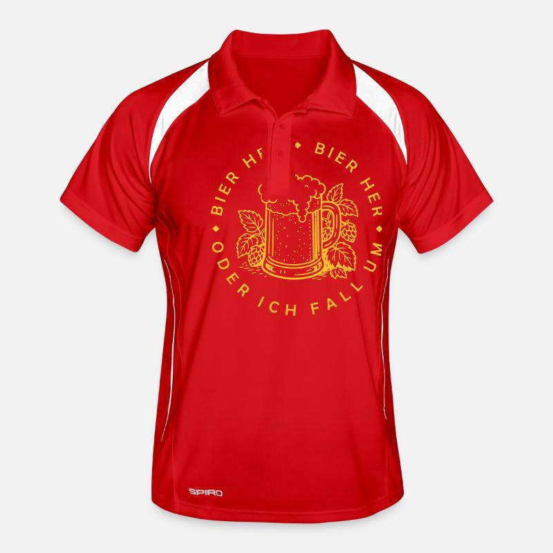 Les abeilles ici - Oder ich fall um ! Polo respirant Homme