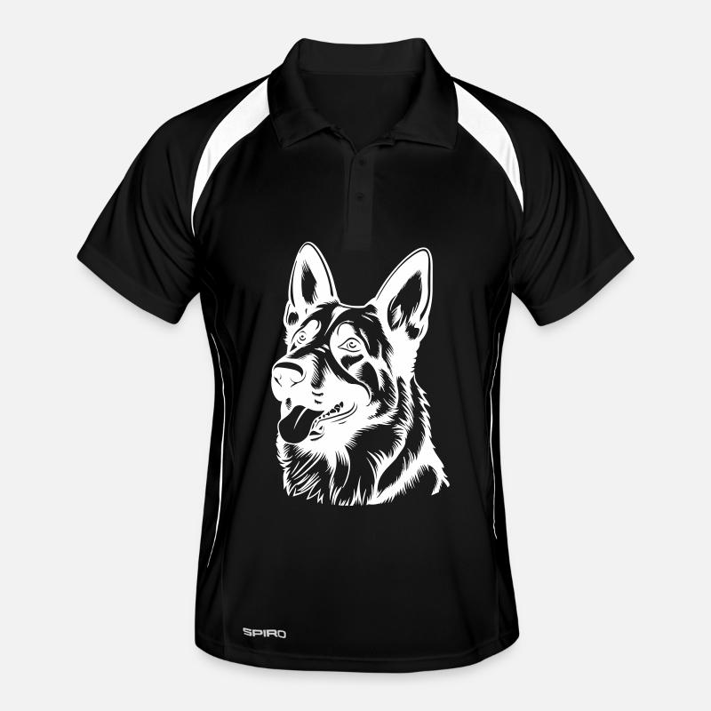 Deutscher Schäferhund Männer Polo atmungsaktiv