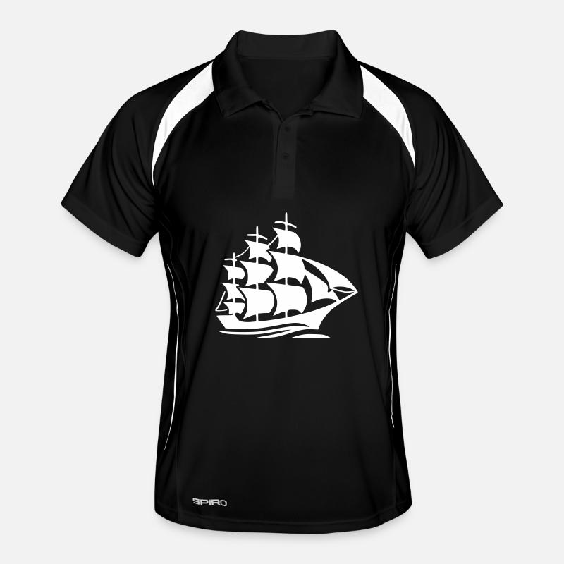 Ship white Men's Polo breathable