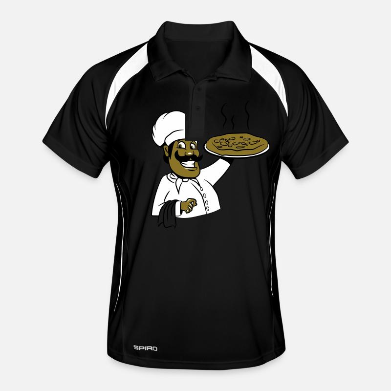 cuire la pizza de cuisson Polo respirant Homme