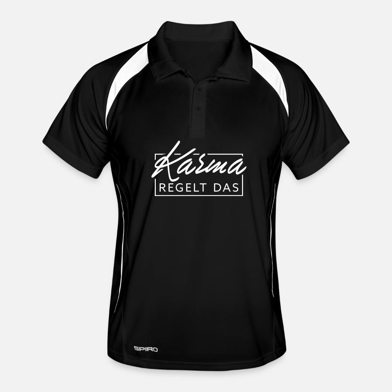 Karma regelt das Männer Polo atmungsaktiv
