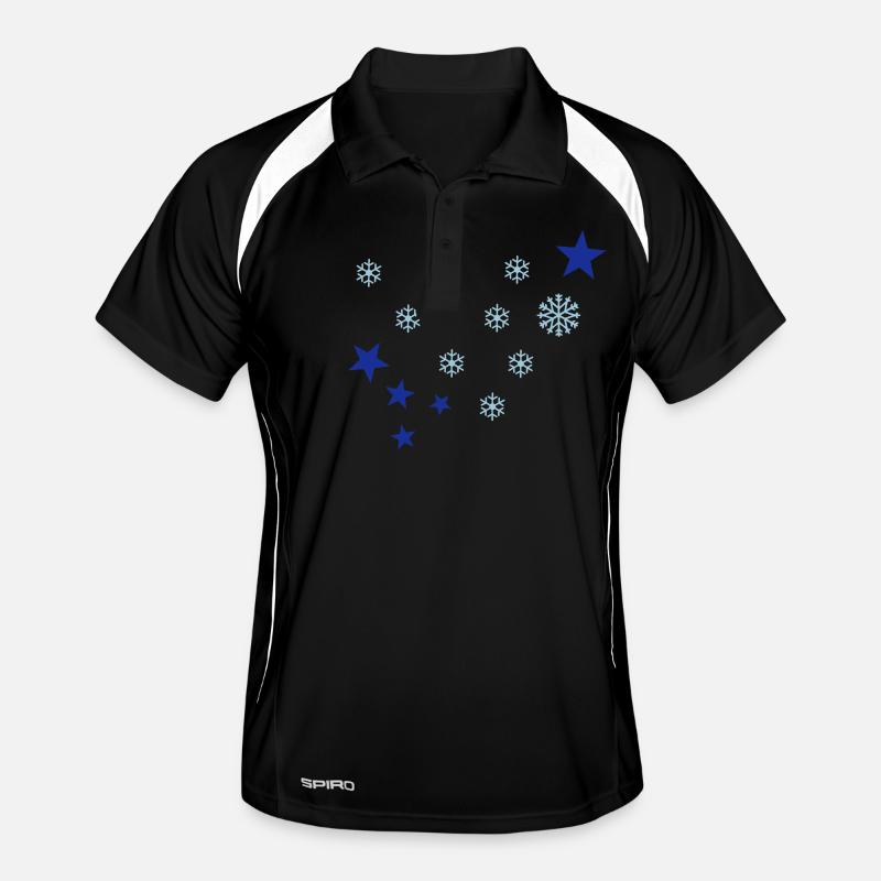 flocon de neige Polo respirant Homme