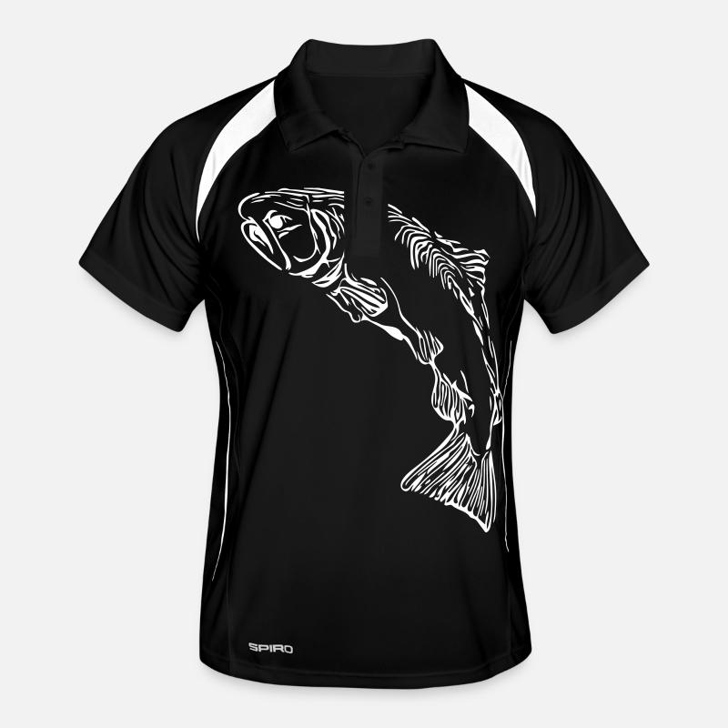 Lachs Männer Polo atmungsaktiv