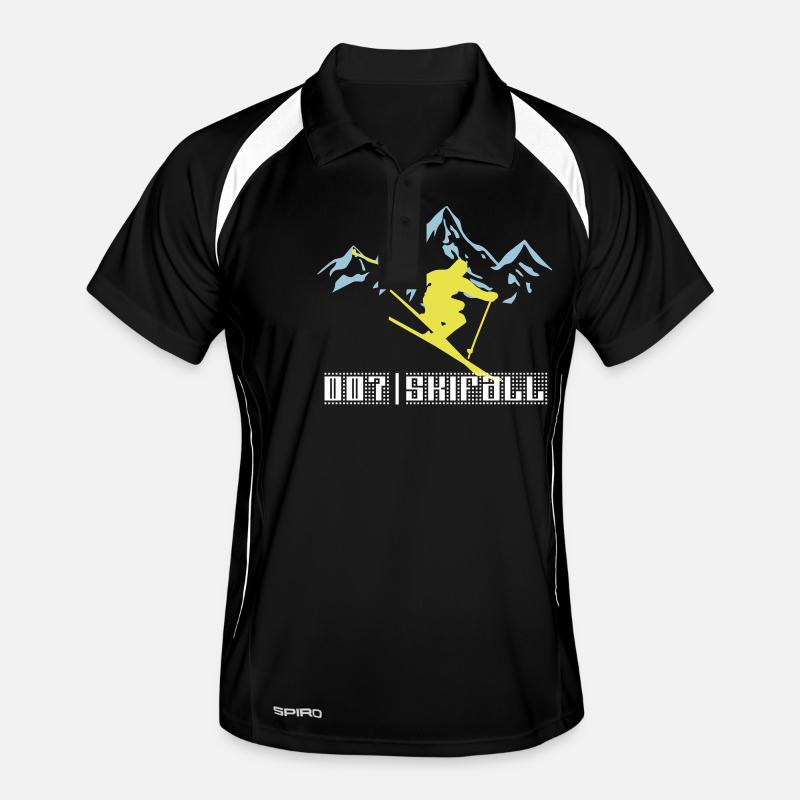 Skiing 007 Men's Polo breathable