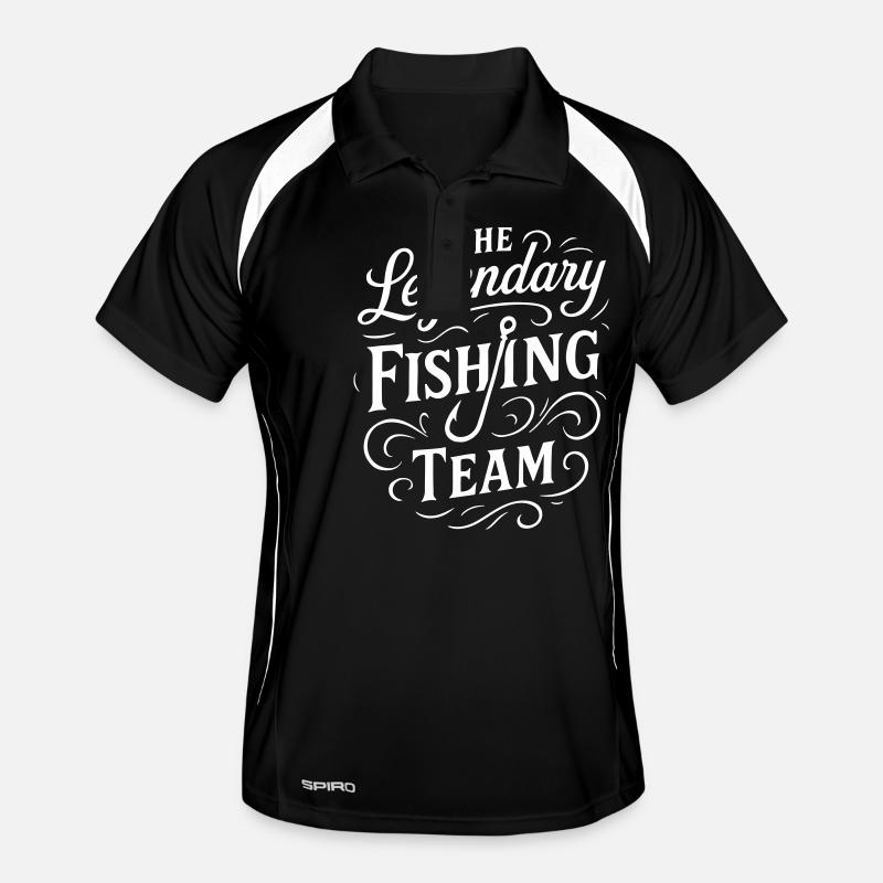 Dicton de l’équipe de pêche Polo respirant Homme
