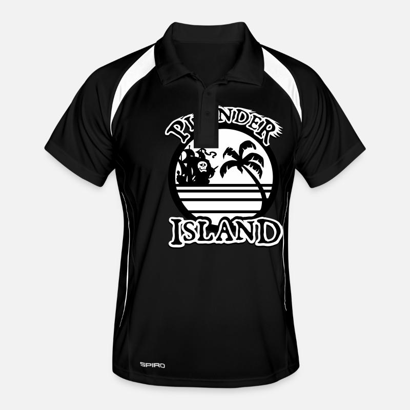 Plunder Island Männer Polo atmungsaktiv