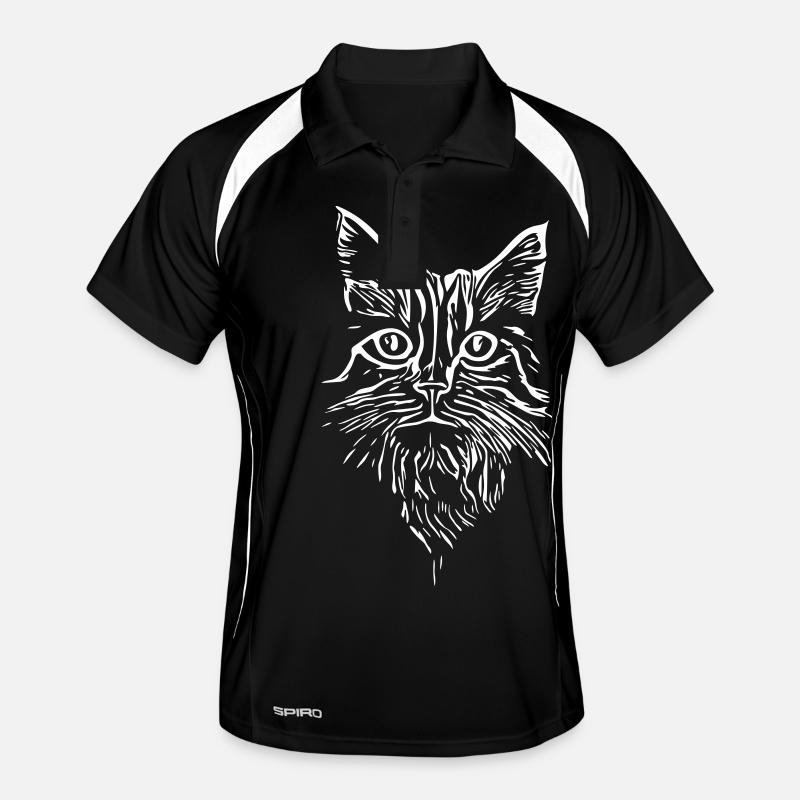 Cat - vector Men's Polo breathable