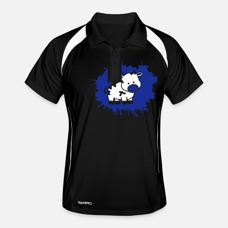 Cow Blobs Men's Polo breathable