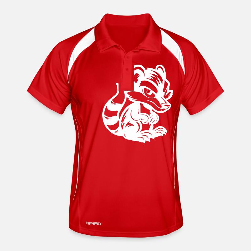 stinktier comic Männer Polo atmungsaktiv