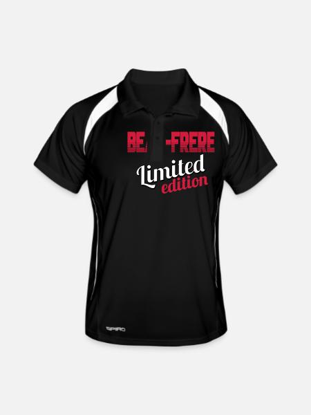 BEAU FRÈRE LIMITED EDITION - Men's Polo breathable - black/white - Front