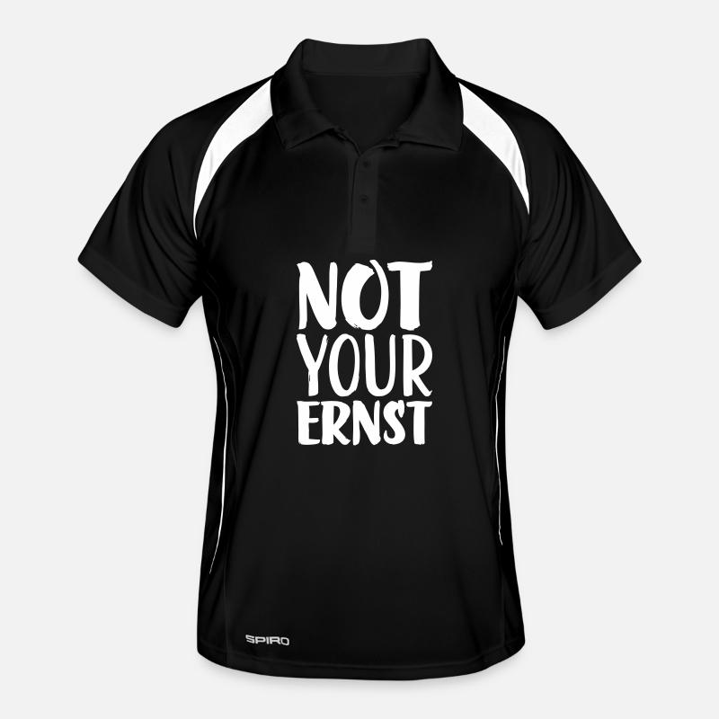 Not your ernst Männer Polo atmungsaktiv