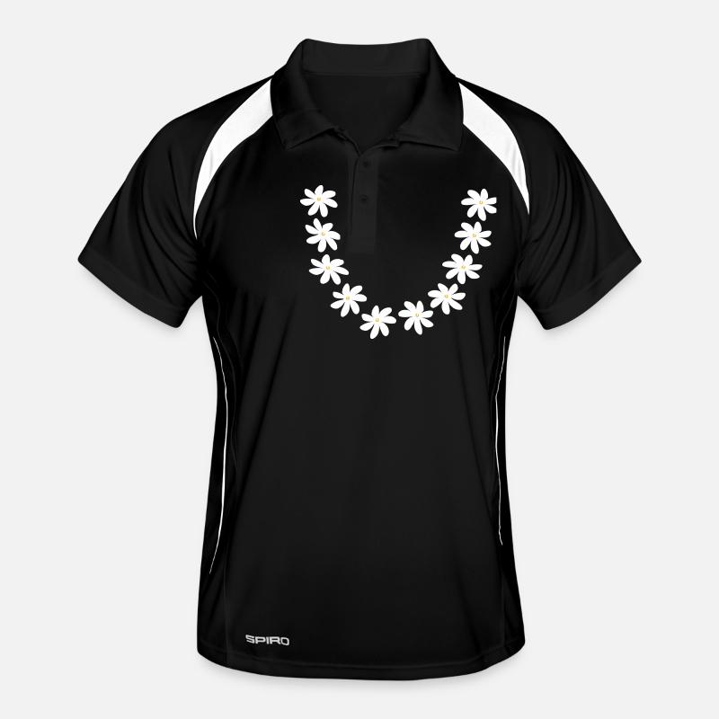 collier tiare couronne sans feuille Männer Polo atmungsaktiv