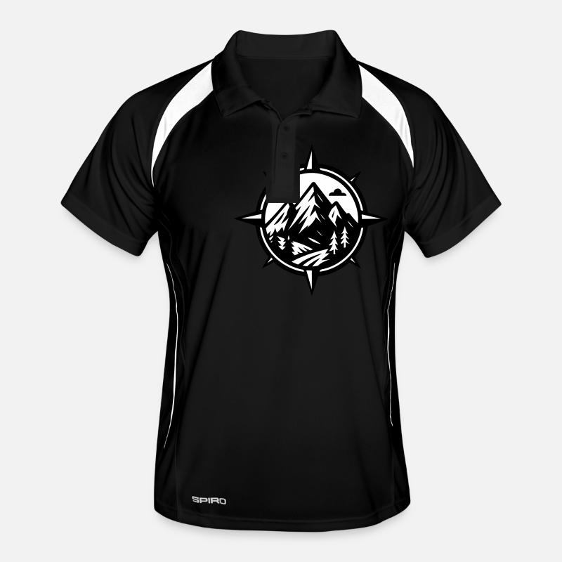 Mountains Compass Men's Polo breathable