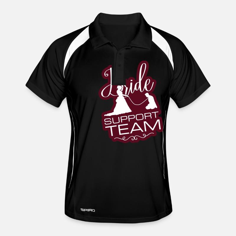 Bride Support Team Men's Polo breathable
