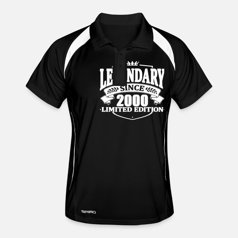 Legendary since 2000 Men's Polo breathable