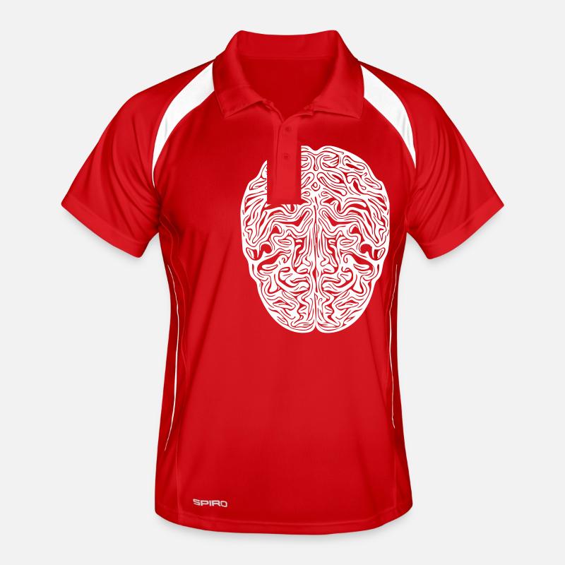 Brain - Anatomical Vector Men's Polo breathable