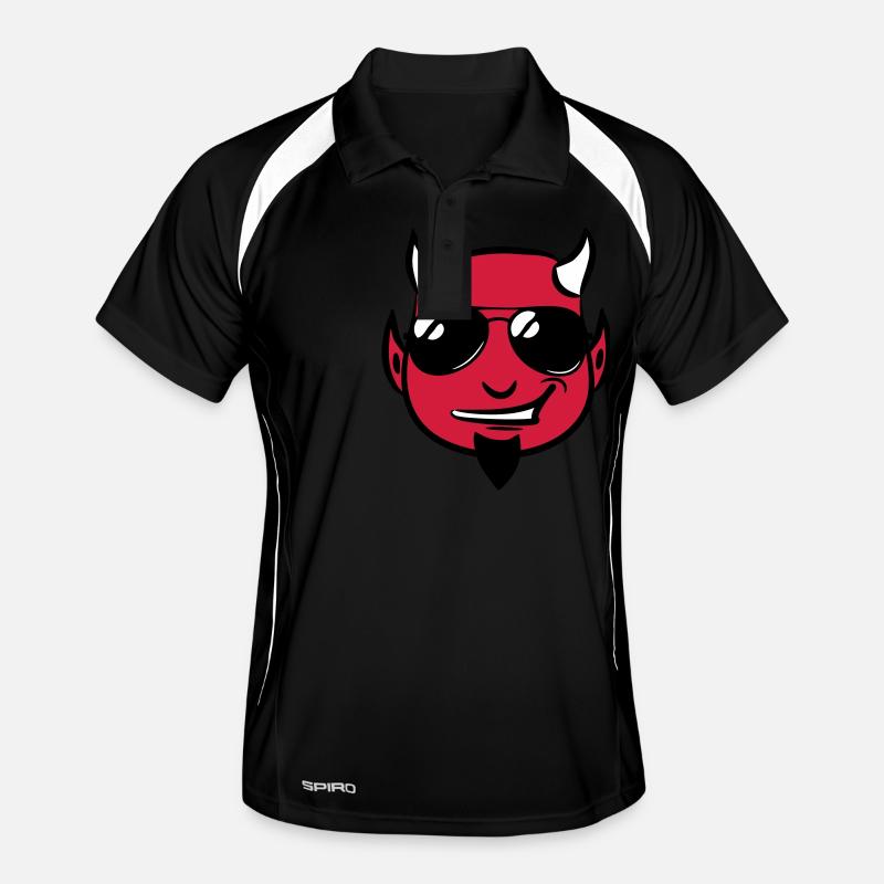 Devil deceitful goatee sunglasses Men's Polo breathable