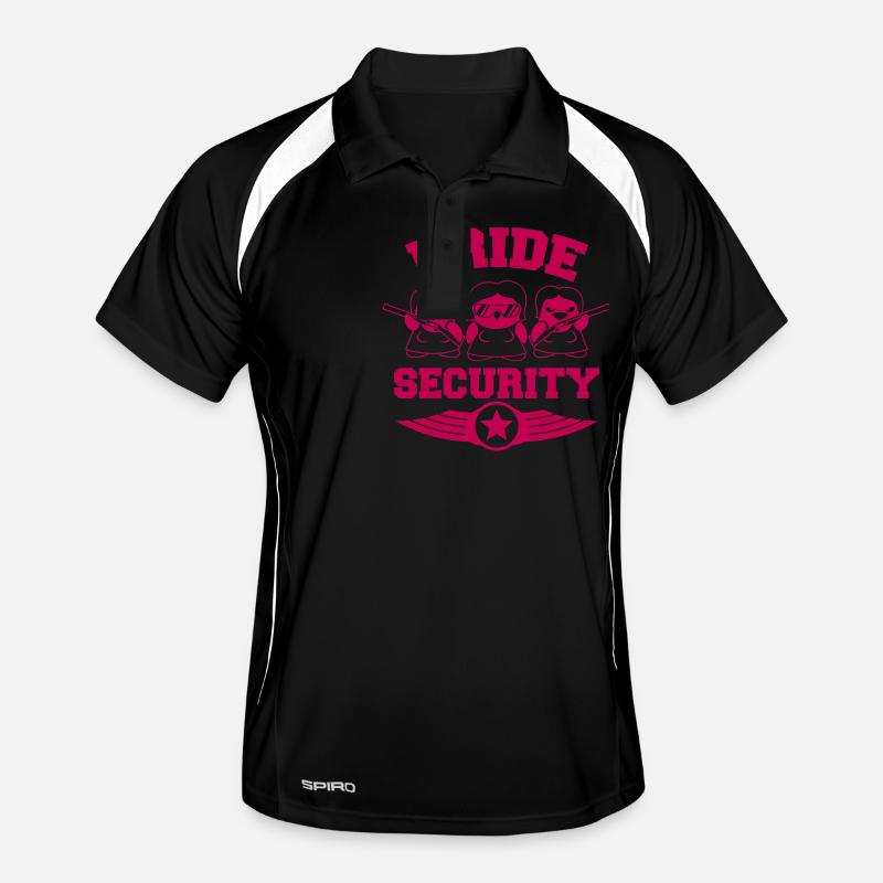 Bride Security Penguins Men's Polo breathable