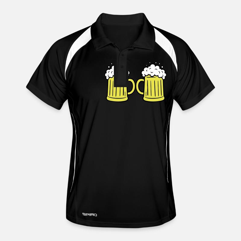 Verre à bière grillé Polo respirant Homme