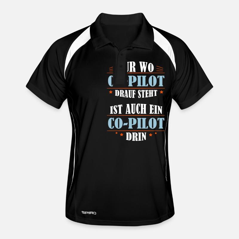 Co-pilote cadeau d'occupation Polo respirant Homme