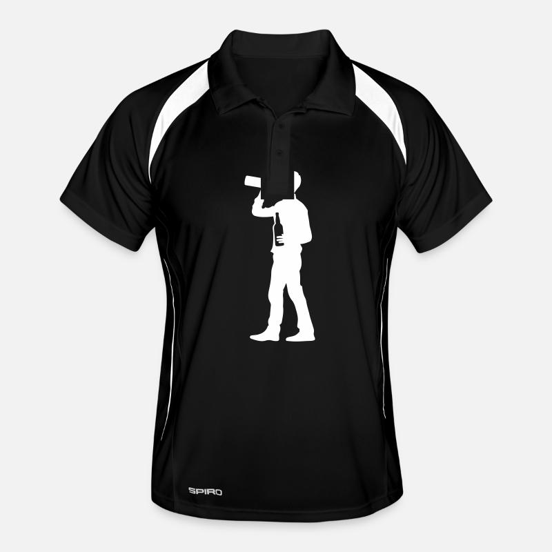 Trinker Bier Männer Polo atmungsaktiv