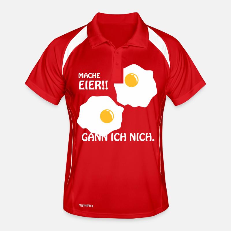 Mache Eier Männer Polo atmungsaktiv