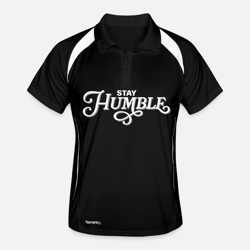 Restez humble Polo respirant Homme