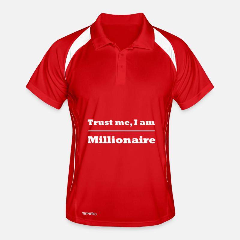 Millionaire Men's Polo breathable