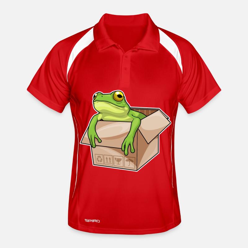 Frosch Karton Männer Polo atmungsaktiv