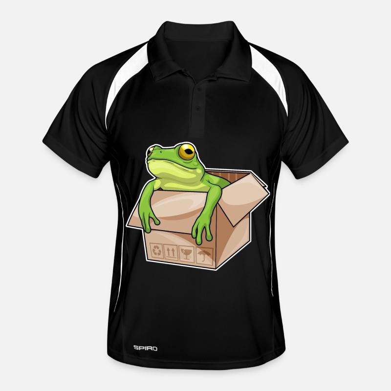 Frosch Karton Männer Polo atmungsaktiv