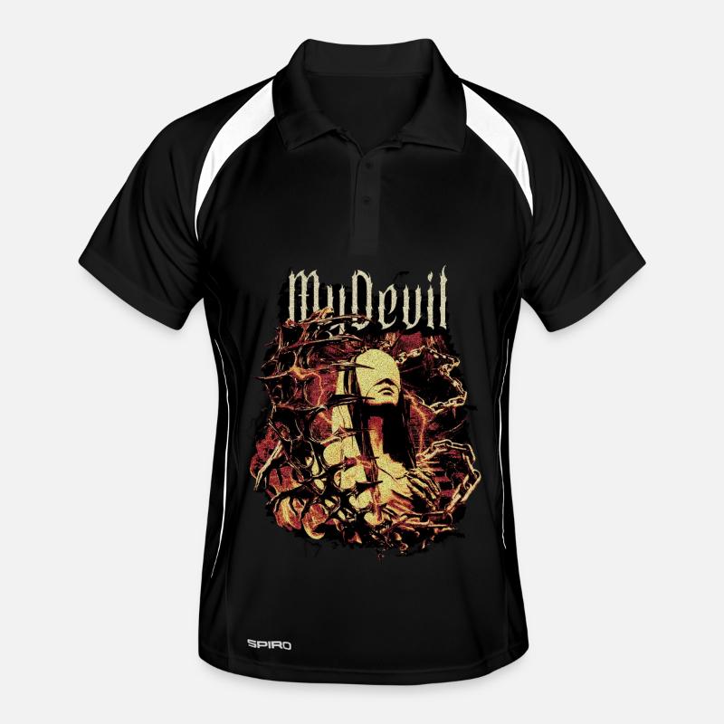 Little Devil /Dark / Gothic / Horror Men's Polo breathable