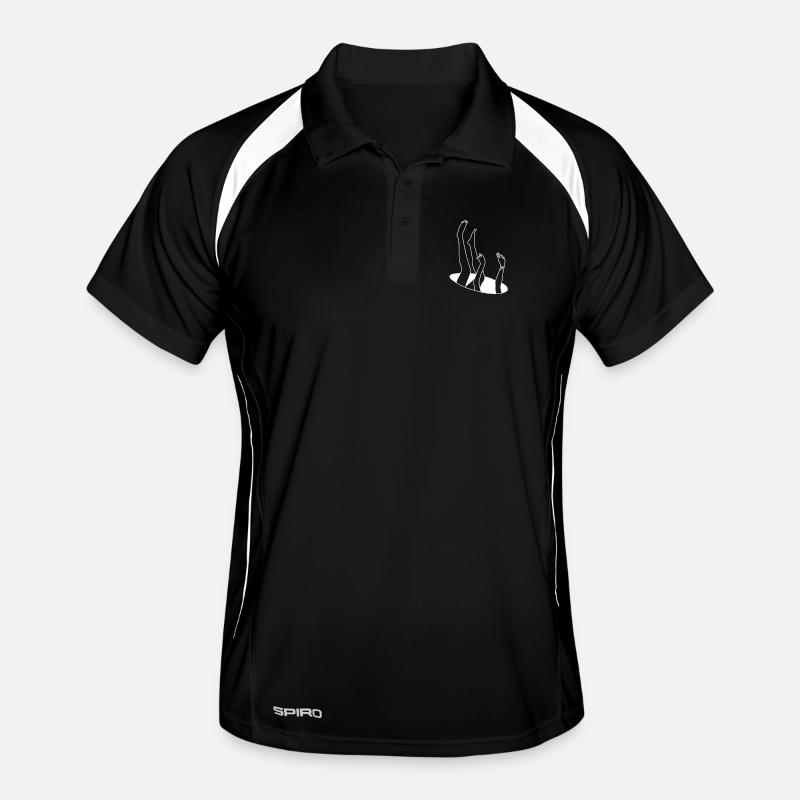 Hole trap Optical illusion Men's Polo breathable