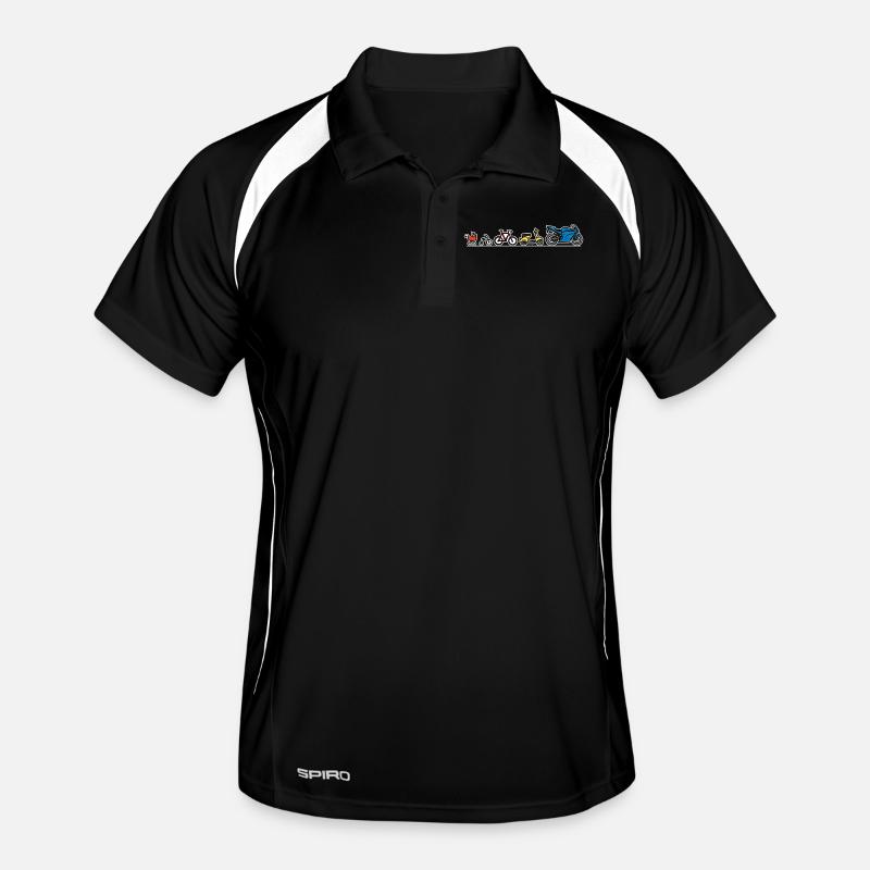 Evolution du développement de la moto Biker Evolution Polo respirant Homme