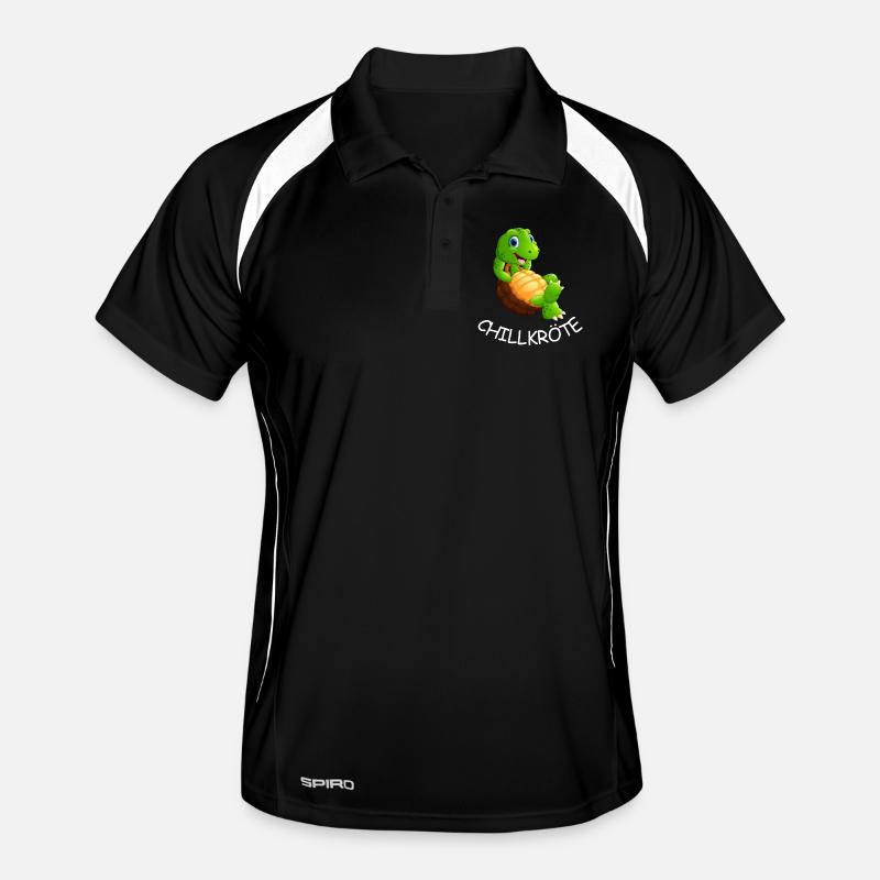 Turtle Chill Funny Comic Animal Gift Men's Polo breathable